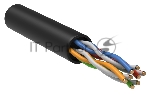 Кабель информационный ITK GENERICA BC3-C5E04-139-305-G кат.5е U/UTP не экранированный 4X2X24AWG LDPE внешний 305м черный