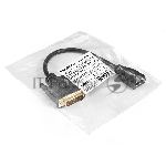 Кабель HDMI-DVI-D ExeGate EX-CC-HDMIF-DVIM-0.15 (19F/25M, 0,15м, позолоченные контакты)