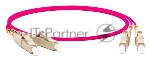 Кабель оптический Hyperline FC-D2-504-LC/PR-LC/PR-H-30M-LSZH-MG Патч-корд волоконно-оптический (шнур) MM 50/125, OM4, LC-LC, duplex, 10G/40G, LSZH, 30м