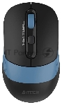 Мышь беспроводная A4Tech Fstyler FB10C черный/синий, 2000 dpi, радиоканал, Bluetooth, USB, кнопки - 4