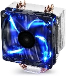 Кулер Deepcool GAMMAXX 400 BLUE BASIC серебристый 120мм алюминий+медь 1500rpm 30db 4-pin 130W 154мм
