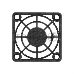 Решетка для вентилятора 40x40 ExeGate EG-040PSB (40x40 мм, пластиковая, квадратная, черная)