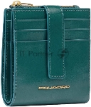Картхолдер Piquadro Blue Square PP6843B2R/OT3 синий петроль, натуральная кожа, вид 7