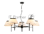 Люстра Ambrella light LH72453/5 BK/WH черный/белый Е14/5 max 40W D1000*290-1080
