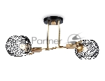 Светильник Ambrella light TR80162/2 BK/GD черный/золото E27/2 max 40W 550*360*220