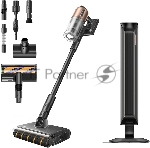Пылесос вертикальный Dreame Cordless Vacuum Cleaner Z20AquaCycle Station черный/золотистый, питание от аккумулятора, 250 Вт, уборка влажная/сухая, пылесборник 0.6 л, вид 28