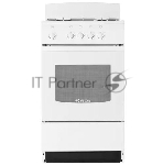 Плита газовая De Luxe 5040.45Г (Щ) -001 белый, конфорок 4 газовых, духовка 46 л, 50 см x 85 см x 50 см
