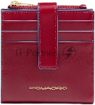 Картхолдер Piquadro Blue Square PP6843B2R/R красный, натуральная кожа, вид 8