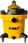 Строительный пылесос DeWalt DXV245P 1400Вт (уборка: сухая/влажная) желтый, вид 2