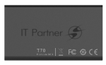 Внешний SSD Dahua T70 2TB USB3.2 Gen2 Type-C, R/W up to 555MB/s/500MB/s, TBW 1240TB 3year wty