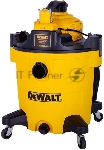 Строительный пылесос DeWalt DXV245P 1400Вт (уборка: сухая/влажная) желтый
