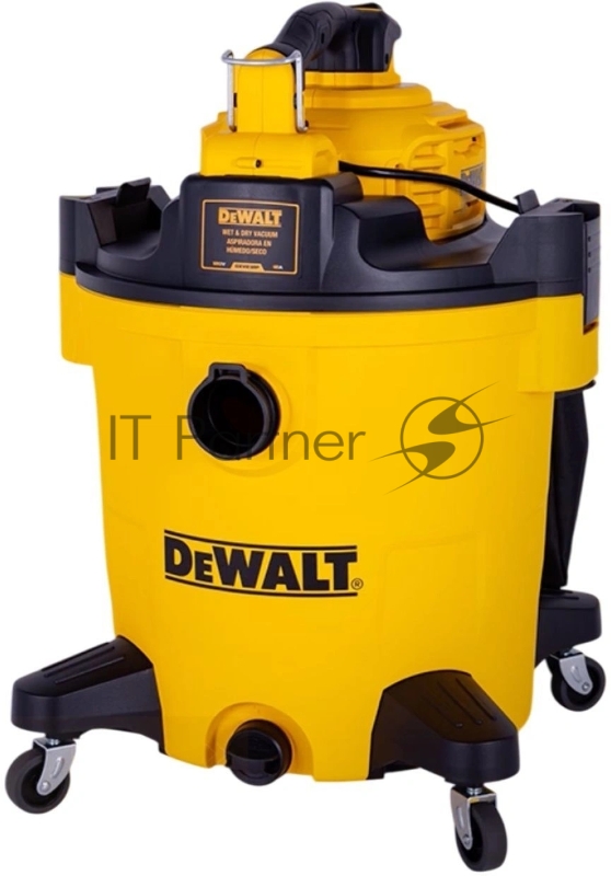 Строительный пылесос DeWalt DXV245P 1400Вт (уборка: сухая/влажная) желтый