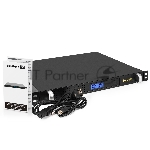 Источник бесперебойного питания ExeGate 1U ServerRM UNL-1000.LCD.AVR.6C13.RJ.USB.1U 1000VA/600W, LCD, AVR, 6*C13, RJ, USB, 1U, установка в стойку, черный