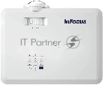 Проектор InFocus IN0046ST DLP, WXGA, 4300 lm, 30 000:1, 0.521:1, 2xHDMI 1.4, VGA in/out, Composite Video, 3.5мм in/out, USB-A, RS-232, RJ-45, лампа 15 000ч.(ECO mode), 10W, 27дБ, 2,9 кг, PJ-Link, БЕЛЫЙ, вид 13