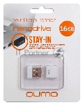 Флешка USB QUMO 16Gb, NANO QM16GUD-NANO-W белый