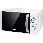 Микроволновая печь BBK 20MWS-711M/WS C белый/серебристый, 20 л, 700 Вт, переключатели - поворотный механизм