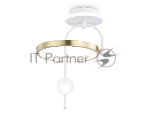 Светильник Ambrella light FL66422 WH/GD белый/золото 3000K/4200K/6400K 15W 240*220*347.7 (Без ПДУ)