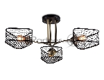 Светильник Ambrella light TR80171/3 SB/BK бронза/черный E27/3 max 40W D600*215