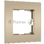 Рамка на 1 пост Slab (шампань софт) W0012911