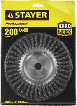 Кордщетка STAYER 35120-200дисковая для УШМ плетенные пучки проволоки 0.5мм 200мм/22мм, вид 6