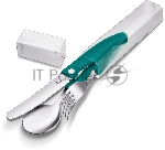 Набор столовых приборов Victorinox Swiss Classic для пикника/офиса набор из 3предм. зеленый (6.7194.3FC1), вид 9
