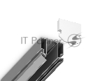 Заглушка для корпуса в натяжной потолок Magnetic 220V GL1063 WH белый 61*61*9 (2шт)