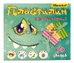 Пластилин Silwerhof Монстрики 10цв. 150гр. стек картон.кор., вид 9