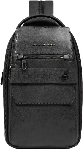 Рюкзак слинг мужской Piquadro Solm CA7028S141/N черный кожа