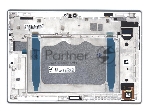 Модуль (матрица + тачскрин) для Lenovo Tab 4 TB-X704 белый с рамкой