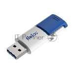 Флешка USB Netac U182 Blue (NT03U182N-256G-32BL), 256Gb, USB 3.0, R/W 70/30, белый/синий