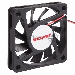 Вентилятор для корпуса Rexant RX 6010MS 12VDC черный, 60 мм, 4000 об/мин, 32 дБ, 2 pin