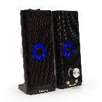 Саундбар-акустическая система 2.0 ExeGate EX289681RUS Accord 280 питание USB, Bluetooth, 2х3Вт (6Вт RMS), 60-20000Гц,черный, RGB подсветка