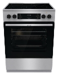 Плита электрическая Gorenje GECS6C70XC серебристый, конфорок 4 электрических, духовка 71 л, 60 см x 85 см x 60 см