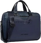 Деловая сумка мужская Piquadro Ael CA6920S142/BLU с отделением для ноутбука 14" синяя натур.кожа