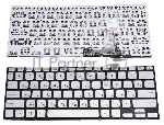 Клавиатура для ноутбука Asus X420 серебристая