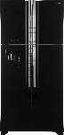 Холодильник Hitachi R-W660PUC7 GBK черный двухкамерный 396/144л морозилка сверху, No Frost, Side by Side, вид 32
