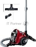 Пылесос Bosch BGC05AAA2 красный/черный, 350/700 Вт, уборка сухая, пылесборник контейнер 1.5 л