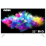 Телевизор BBK 32" 32LEM-1081/FTS2C белый DLED FHD 60Hz