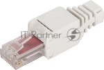 Коннектор Lanmaster LAN-TMP-U6A-WH полев.RJ45 кат.6A UTP бел. (упак.:1шт)