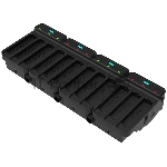 Зарядное устройство для аккумулятора M3 Mobile WD10-12BC-C00 12-Slot battery charger of WD10, Power Supply order separately: 100~240VAC, 12VDC, 7A.