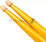 Барабанные палочки STAGG SHV5A GD деревянные, American Hickory 5A, материал орех, цвет Gold, 2 шт., подобранная пара по весу, цвету и звучанию, размеры (в упаковке) 410х20х20 мм, вес (в упаковке) 0,1 кг, вид 3