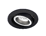 Комплект встраиваемого поворотного светильника Ambrella light XC7652080 SBK/FR черный песок/белый матовый MR16 GU5.3 (C7652, N7111)