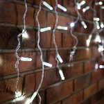 Гирлянда Neon-night Айсикл "ПЛЕЙ ЛАЙТ" 0.6х4.8м 176 LED 11Вт 230В IP44 бел.; бел. провод