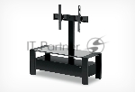 Стол Holder TV-34110 черн.мат.+черн. ст.