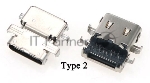 Разъем USB TYPE-C для ноутбука Lenovo ThinkPad E480 E485 E580 E585 R480 E590 VER-2