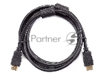 Кабель Telecom HDMI-19M --- HDMI-19M ver 2.0+3D/Ethernet,2 фильтра 2m TCG200F-2M
