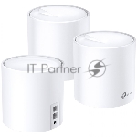 Домашняя Mesh Wi-Fi система TP-Link Deco X60(3-pack) AX5400