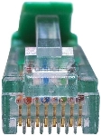 Патч-корд Suprlan 10-0157 UTP RJ-45 вил.-вилка RJ-45 cat.5e 1м зеленый LSZH 24AWG