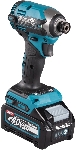 Шуруповерт Makita TD003GA201, 40 В, 2 Ач, 210 Нм, бесщеточный, ударный, вид 14