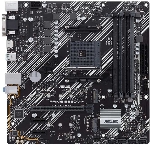Материнская плата ASUS PRIME B550M-K, AM4, AMD B550, 4xDDR4, 4xSATA, 2xM.2, 1xPCIe 4.0 x16, 2xPCIe x1, 1xDVI-D, 1xHDMI, 1xVGA, 1x 1Gb LAN, 4xUSB 3.2 Gen 1, 2xUSB 3.2 Gen 2, 3x3.5 мм, 7.1, mATX